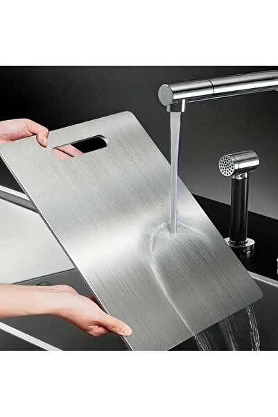 Generic Stainless Steel Cutting Board ，Double-Sided Food Grade 304 Stainless ...