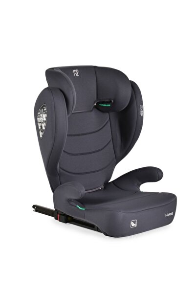 Moni Scaun auto copii i-Race Gri, ISOFIX, tetieră reglabilă, R129 i-Size, 100...