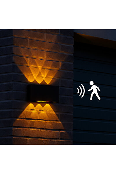 Aplix Vento Üçlü Işık Desenli Sensörlü Duvar Apliği – AP-2906 R {AMBER}