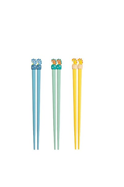 Generic Chopsticks for Kids, 3 Pairs Kids Students Lightweight Chopstick, Cut...