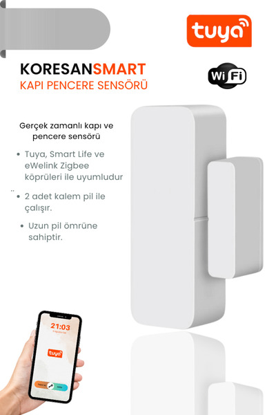 koresan Tuya Wifi Kapı Pencere Sensörü