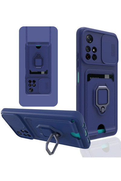 NewFace حافظة سيليكون من إس بي تي آر إن إس لهاتف شاومي ريدمي نوت 11 تي مع حام...