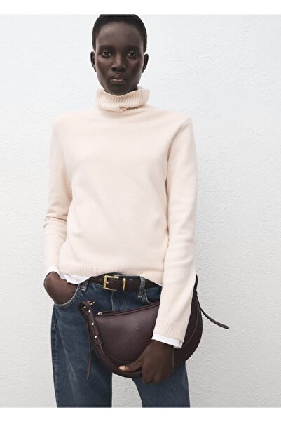 MANGO Woman Balıkçı yaka triko kazak