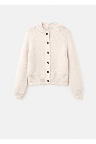 MANGO Woman Triko düğmeli hırka