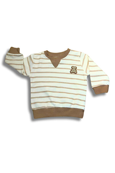 YusGos Striped Bear Teddy Bearn Flowy Baby Boy Set