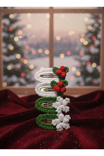 Sepia Shopping KIZ ÇOCUK TOKA NOEL YILBAŞI 4'LÜ SET