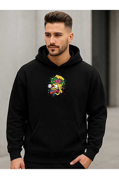 DEEPSENCE Чоловічий худі з капюшоном чорний Simson