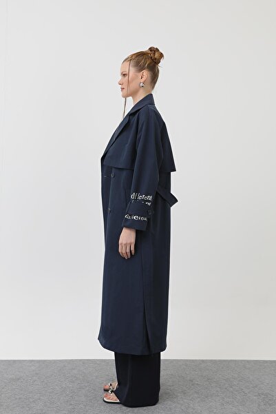 Soul Kadın Baskılı Trenç 22001