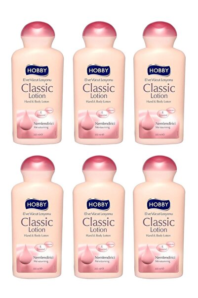 Hobby Klasik El Vücut Losyonu 300 ml X 6 Adet