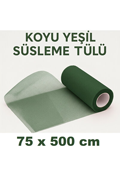 serap çiçekçilik 5 Metre 75 Cm. Koyu Yeşil Bohça Süsü, Nişan Bohça Süsü, Kapı...