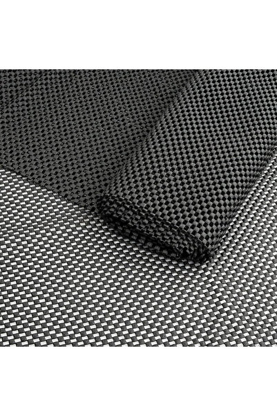 Raakmadezanmir 1 Adet (60x100) KALIN Siyah Orta Boy Halı Kaydırmaz Kaymaz Örtü