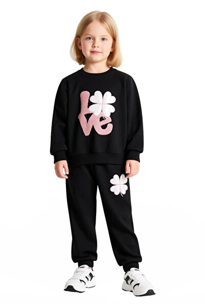 PayBuy Girl's Top and Bottom Cute Teddy Bear Printed Cotton Thin Tracksuit Set Quality Stylish Comfortable
