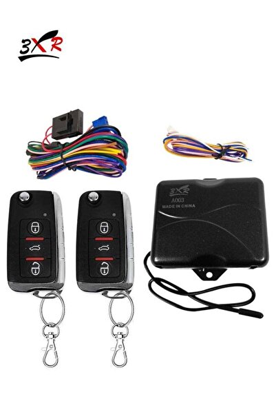 3XR Universal Remote Keyless Entry System with Central Door Locking, Trunk Release, and Remote Car L