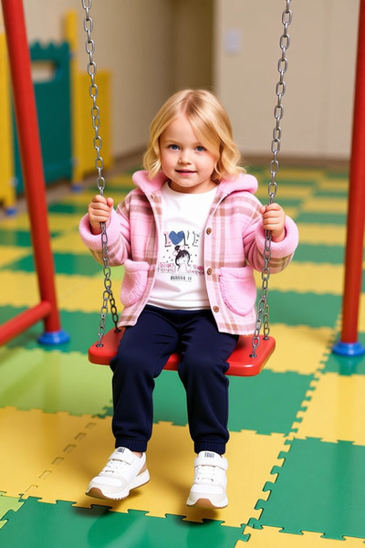 PayBuy Girls' Top-Bottom Three-Piece Set Plaid Jacket T-Shirt and Pants Good Quality Stylish Comfortable Casual