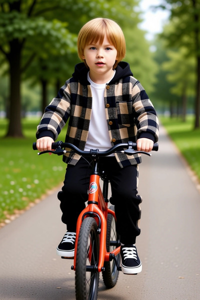 PayBuy Boys' Hooded Plaid Shirts and Cotton Pants Set Quality Stylish Comfortable