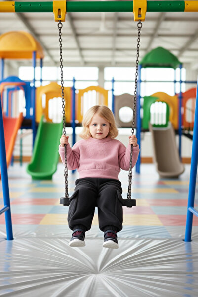 PayBuy Girl's Plush Textured Crew Neck Top and Jogger Pants Set Quality Stylish Comfortable