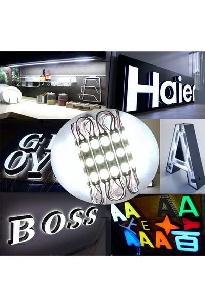 MRG Set of 20x Module 3 Led SMD M890, SMD 2835, Cold White SMD Led, IP66