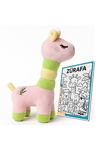 Hediye24 Zürafa Peluş Oyuncak – Bebek ve Çocuk Uyku Arkadaşı | 27CM