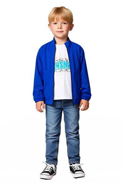 PayBuy Set de tricou și pantaloni din bumbac pentru băieți, din material subțire 3 piese, de calitate, elegant, confortabil