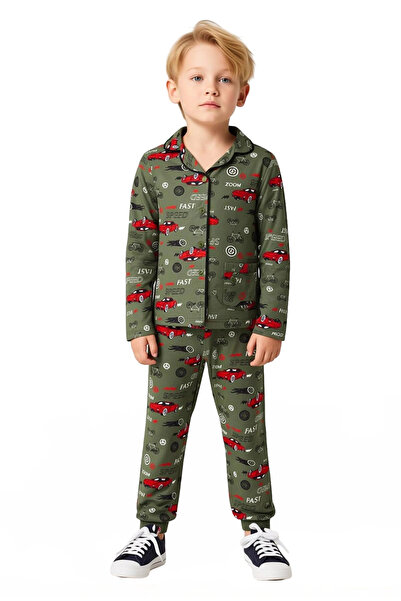 PayBuy Boys' Printed Long Sleeve Pajama Set Ideal Choice for Comfortable Nights Quality Stylish