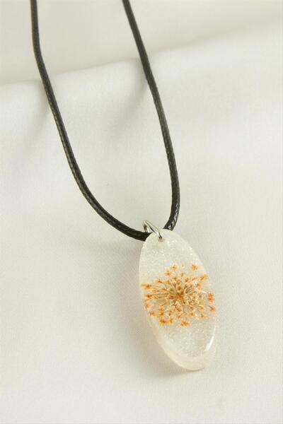 FREEDOM STOREE Nrzsnt Sultanotu Ellipse (131552) Epoxy Pendant-Red