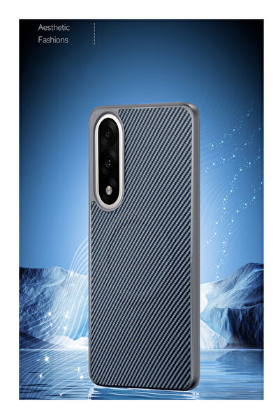 Wtech OnePlus Nord 5 5G 2025 Soft Silicone Carbon Fiber Magsafe Protective Back Case Cover