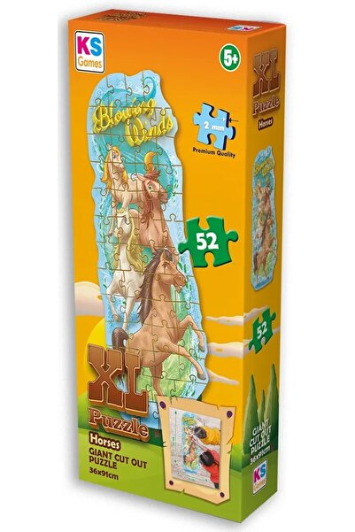 Ks Games 52 Parça XL Puzzle - Horses