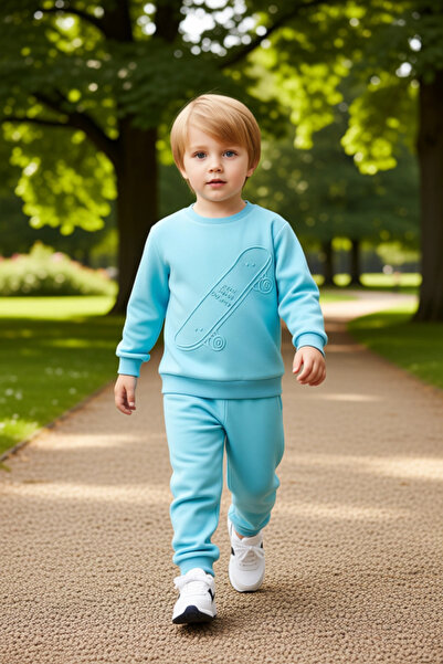 PayBuy Set de trening pentru băieți din bumbac din material subțire Skateboar...