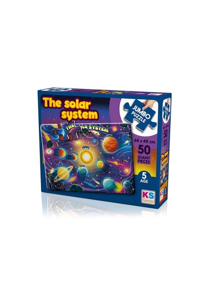 Ks Games 50 Parça Jumbo Puzzle - Planets of Solar System