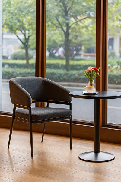 MARIA HOMES Blue Fabric Accent Chair | Modern Comfortable Armchair for Living Room, Office & Hotel Lobby Decor