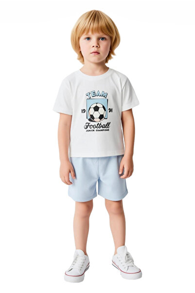 PayBuy Baby Boy Teddy Bear Printed Cotton Short Sleeve Knitted Set Quality Stylish Comfortable Casual