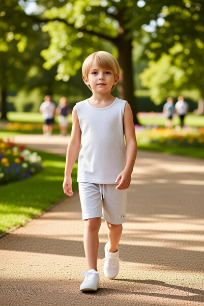 PayBuy Boys' Cotton Comfortable Sleeveless Top and Shorts Set Quality Stylish Casual Daily Wear