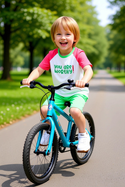 PayBuy Boys' 100% Cotton Slogan Printed Short Sleeve Comfortable Set Quality Stylish Casual