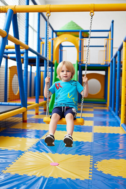 PayBuy Boys' Dinosaur Pattern Cotton Crew Neck Short Sleeve t Shirt and Shorts Set Good Quality