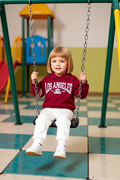 PayBuy Girls' Cotton Polo Neck Slogan Printed Oversized Knitted Bottom Top Set Quality Stylish Comfortable