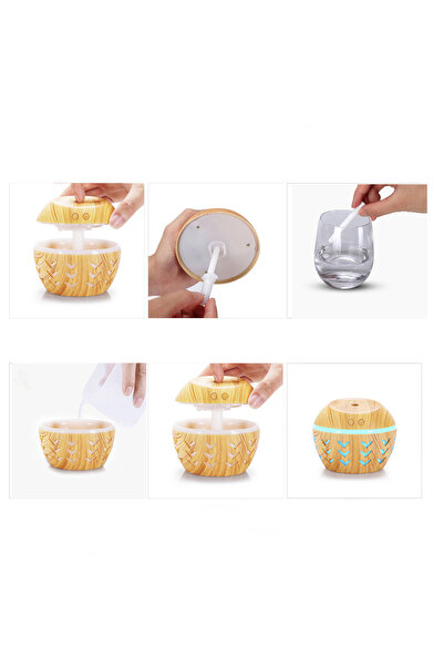 MRG Υγραντήρας αέρα M826, USB, Αρωματοθεραπείας, Ανοιχτόχρωμη δρυς