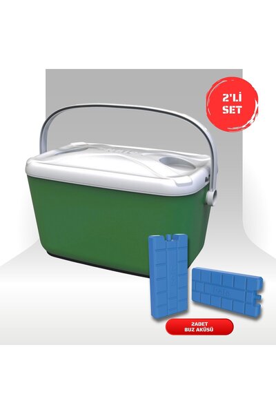Kale Termos Buzluk Termos Set-30 Lt Buzzy Buzluk Termos (1178 Cooler Box)+ 2 Adet K-250 Buz Aküsü