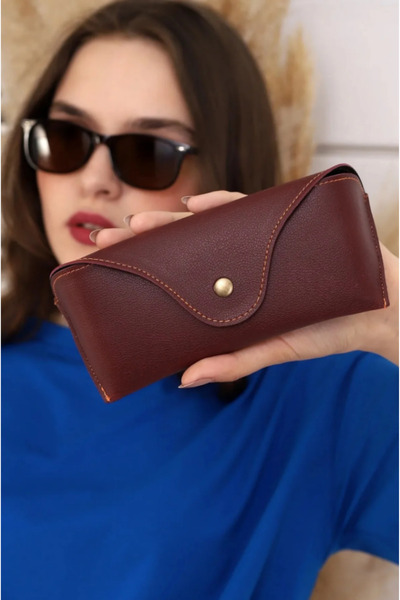 Saltos Бордовий чохол для окулярів Спеціальний дизайн Unisex