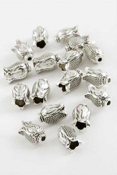 LTG Nova Nrzsnt Tulip Prayer Beads Tassel Apparatus 50 (132126) Gram-Silver C...