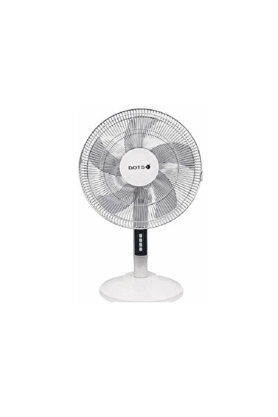 DOTS Dots 16-inch Table Fan – 3 Speeds – Powerful Copper Motor – White