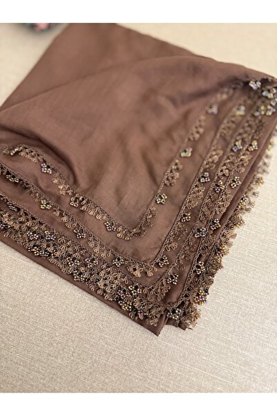 HTM Yapı غطاء مطرز بالكروشيه مصنوع يدويًا من قبل الأم، إنتاج محلي، 100×100 سم