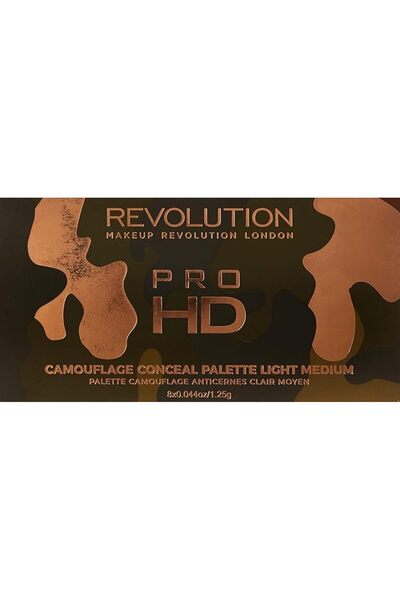 Revolution - Corrector Palette - PRO HD Camouflage Conceal Palette, Medium-Dark, 10 g