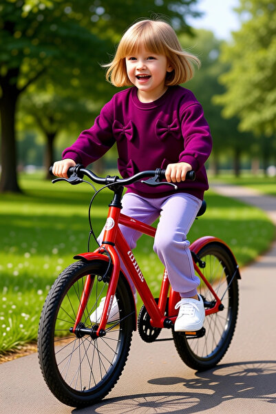 PayBuy Girls' Embroidered Crew Neck Oversized Cotton Knitted Set Quality Stylish Comfortable