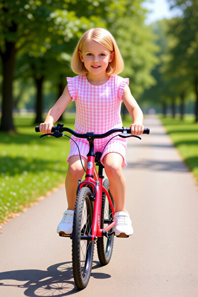 PayBuy Girls' Sleeveless Checkered Woven Top and Shorts Set Quality Stylish Comfortable Casual