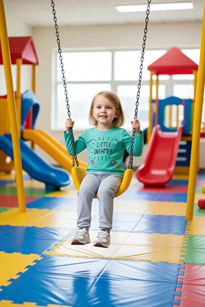 PayBuy Girls' Cotton Crew Neck Long Sleeve Slogan Printed Bottom Top Set Quality Stylish Comfortable