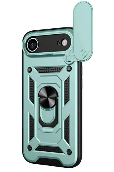 NewFace Nrzsnt Apple iPhone 17 Air Pars Silicone with Lens Ring (210501) - Green