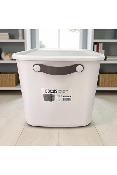 Online Home Market Boxsis Mix 10, 15 and 20 Lt Multi-Purpose Organizer Box with Lid – Decorative Storage Box