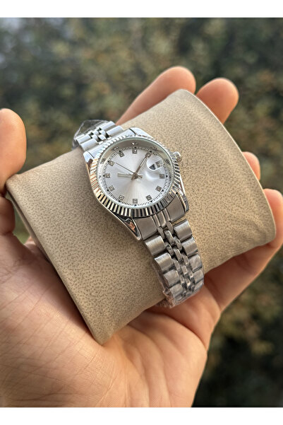 Tulpar Premium Series Steel Band Calendar Trend Model Women's Wristwatch