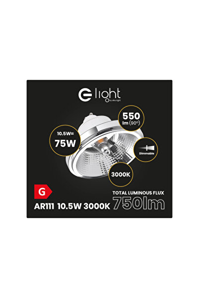 Other AR111 BULB - 10.5W GU10 3000K/ White with reflector Dimmable