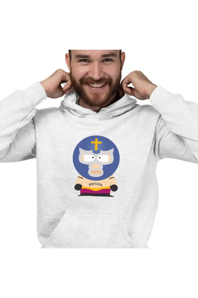 OEM Ανδρική Φούτερ με Κουκούλα South Park Kenny Wrestler Mexico